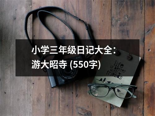 小學(xué)三年級(jí)日記大全： 游大昭寺 (550字)