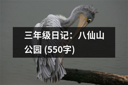 三年級(jí)日記：八仙山公園 (550字)