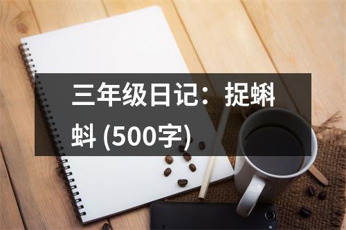 三年級(jí)日記：捉蝌蚪 (500字)