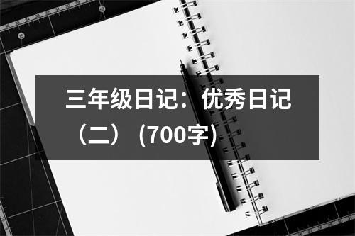 三年級(jí)日記：優(yōu)秀日記（二） (700字)