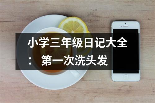 小學(xué)三年級(jí)日記大全： 第一次洗頭發(fā)