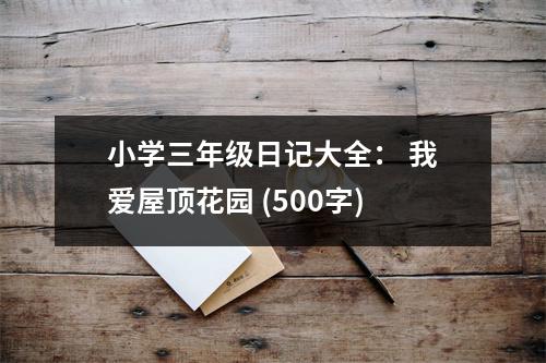 小學(xué)三年級(jí)日記大全： 我愛屋頂花園 (500字)
