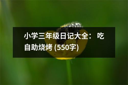 小學(xué)三年級日記大全： 吃自助燒烤 (550字)