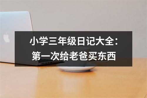 小學三年級日記大全： 第一次給老爸買東西