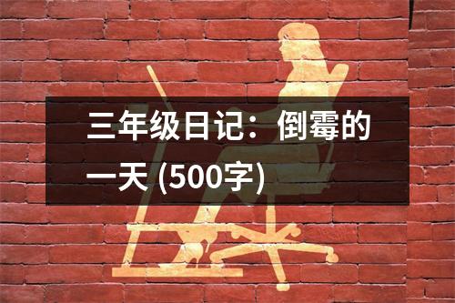 三年級日記：倒霉的一天 (500字)