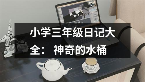 小學三年級日記大全： 神奇的水桶