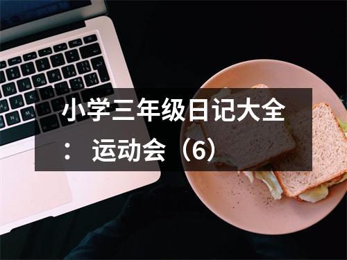 小學三年級日記大全： 運動會（6）