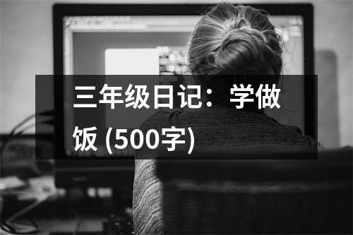 三年級日記：學(xué)做飯 (500字)