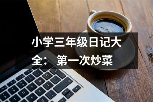 小學(xué)三年級(jí)日記大全： 第一次炒菜