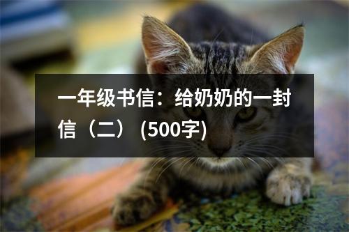 一年級(jí)書信：給奶奶的一封信（二） (500字)