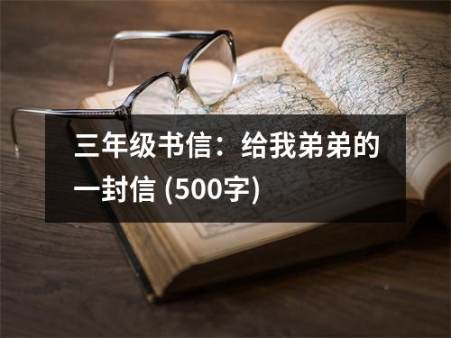 三年級書信：給我弟弟的一封信 (500字)