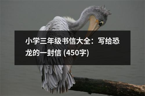 小學(xué)三年級(jí)書信大全：寫給恐龍的一封信 (450字)