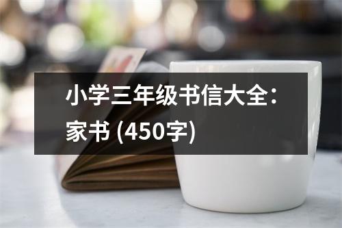 小學(xué)三年級(jí)書信大全：家書 (450字)