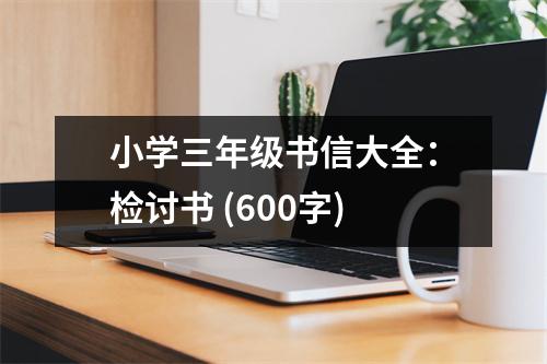 小學(xué)三年級書信大全：檢討書 (600字)