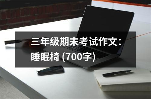 三年級期末考試作文：睡眠椅 (700字)