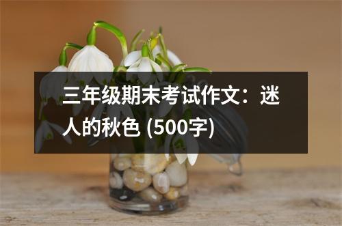 三年級期末考試作文：迷人的秋色 (500字)