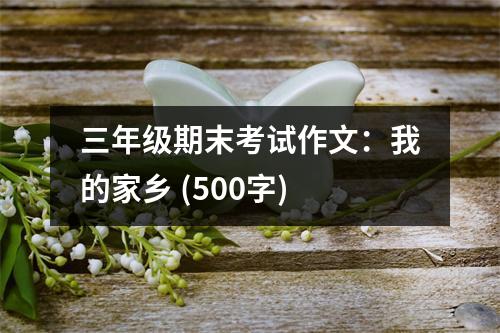 三年級期末考試作文：我的家鄉(xiāng) (500字)