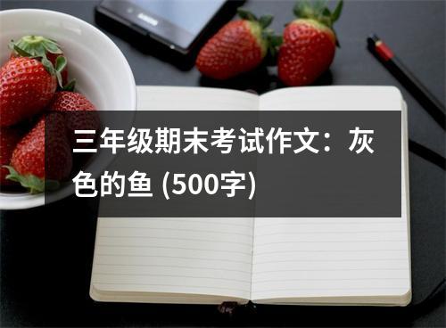 三年級期末考試作文：灰色的魚 (500字)