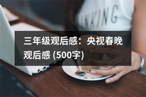 三年級觀后感：央視春晚觀后感 (500字)