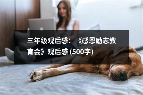三年級觀后感：《感恩勵志教育會》觀后感 (500字)