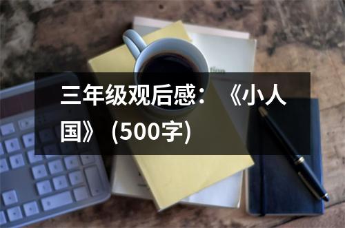 三年級觀后感：《小人國》 (500字)