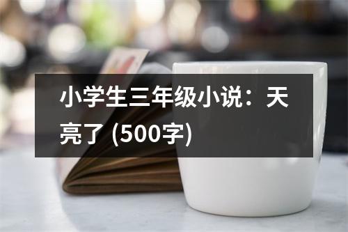 小學(xué)生三年級小說：天亮了 (500字)