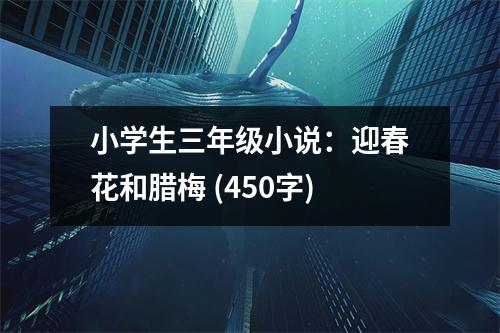 小學(xué)生三年級小說：迎春花和臘梅 (450字)
