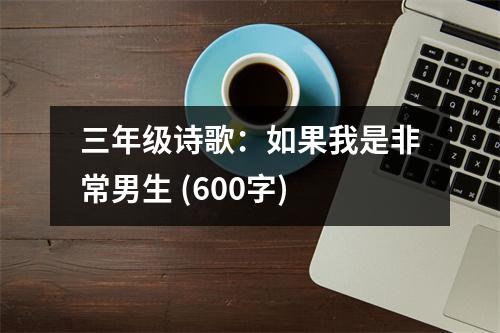 三年級詩歌：如果我是非常男生 (600字)