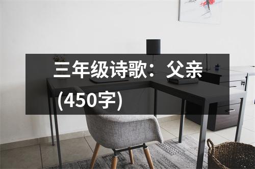 三年級詩歌：父親 (450字)