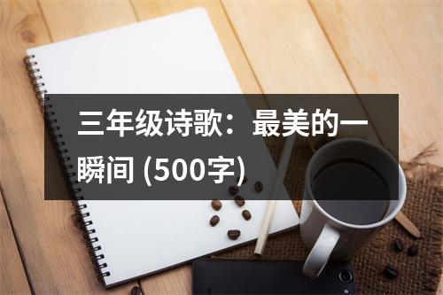 三年級(jí)詩(shī)歌：最美的一瞬間 (500字)