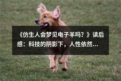 《仿生人會夢見電子羊嗎？》讀后感：科技的陰影下，人性依然閃耀光芒 (750字)