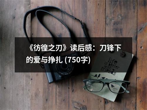 《彷徨之刃》讀后感：刀鋒下的愛與掙扎 (750字)
