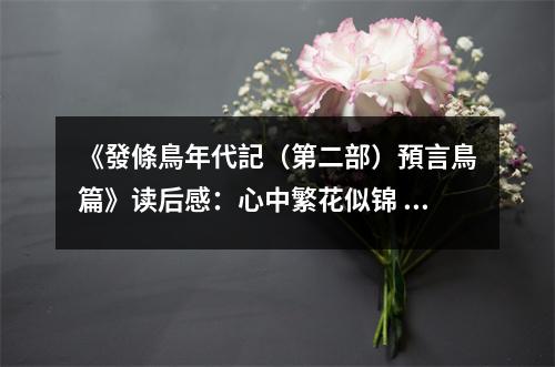 《發(fā)條鳥年代記（第二部）預(yù)言鳥篇》讀后感：心中繁花似錦 (700字)
