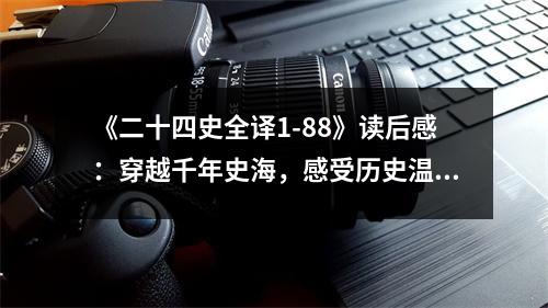 《二十四史全譯1-88》讀后感：穿越千年史海，感受歷史溫度 (1300字)