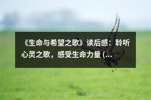 《生命與希望之歌》讀后感：聆聽心靈之歌，感受生命力量 (900字)