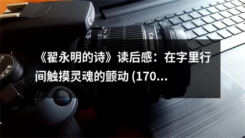 《翟永明的詩》讀后感：在字里行間觸摸靈魂的顫動 (1700字)