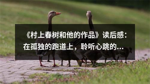 《村上春樹和他的作品》讀后感：在孤獨的跑道上，聆聽心跳的旋律 (750字)