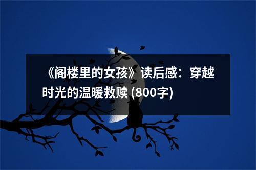 《閣樓里的女孩》讀后感：穿越時光的溫暖救贖 (800字)