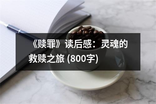 《贖罪》讀后感：靈魂的救贖之旅 (800字)