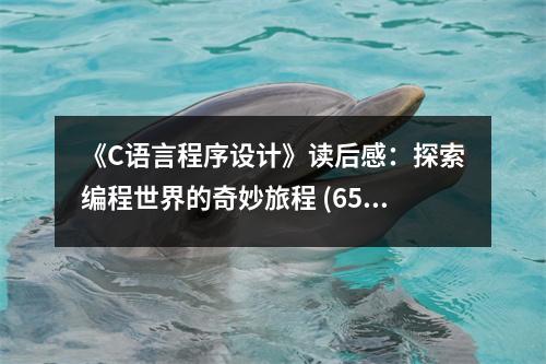 《C語(yǔ)言程序設(shè)計(jì)》讀后感：探索編程世界的奇妙旅程 (650字)