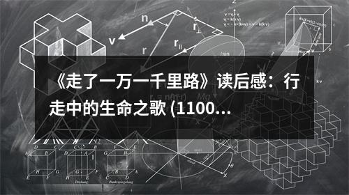 《走了一萬一千里路》讀后感：行走中的生命之歌 (1100字)
