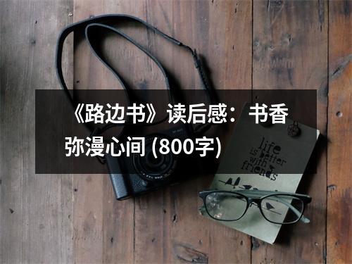 《路邊書(shū)》讀后感：書(shū)香彌漫心間 (800字)