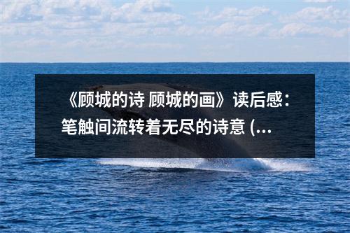 《顧城的詩 顧城的畫》讀后感：筆觸間流轉(zhuǎn)著無盡的詩意 (950字)