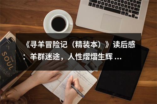 《尋羊冒險記（精裝本）》讀后感：羊群迷途，人性熠熠生輝 (750字)