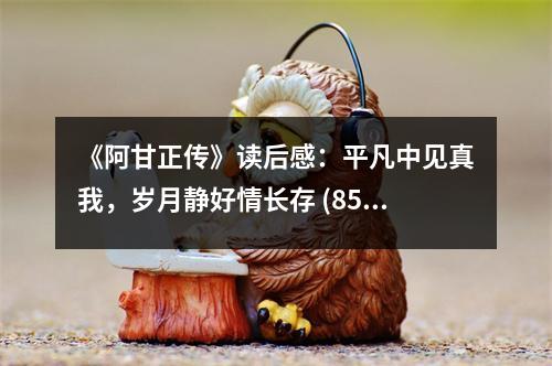 《阿甘正傳》讀后感：平凡中見真我，歲月靜好情長存 (850字)