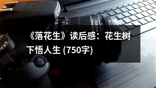 《落花生》讀后感：花生樹下悟人生 (750字)
