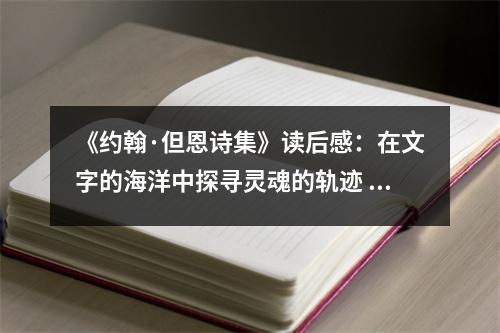 《約翰·但恩詩集》讀后感：在文字的海洋中探尋靈魂的軌跡 (850字)