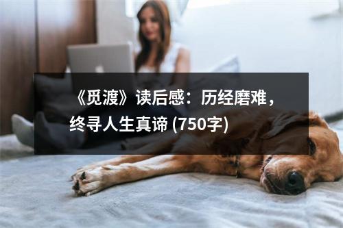 《覓渡》讀后感：歷經(jīng)磨難，終尋人生真諦 (750字)