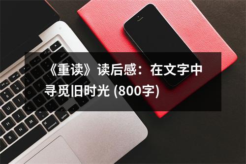 《重讀》讀后感：在文字中尋覓舊時(shí)光 (800字)