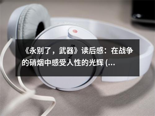《永別了，武器》讀后感：在戰(zhàn)爭的硝煙中感受人性的光輝 (950字)